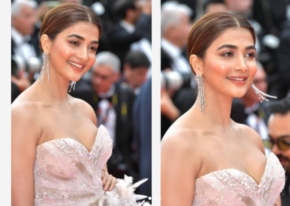 Actress Pooja Hegde During Cannes 2022