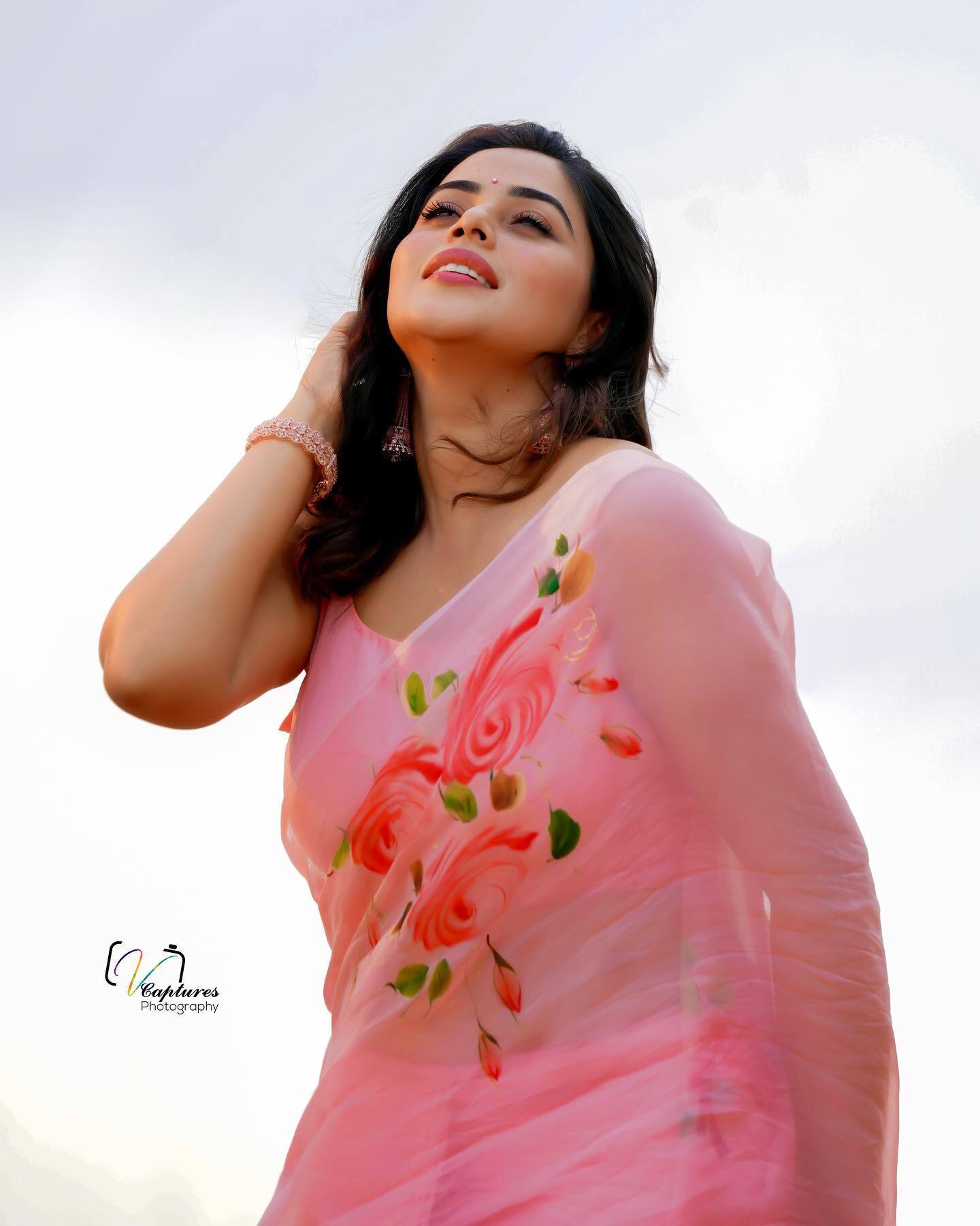 സാരിയില്‍ ഷംനയുടെ സൂപ്പര്‍ലുക്ക് കണ്ടോ; വൈറല്‍ ചിത്രങ്ങള്‍