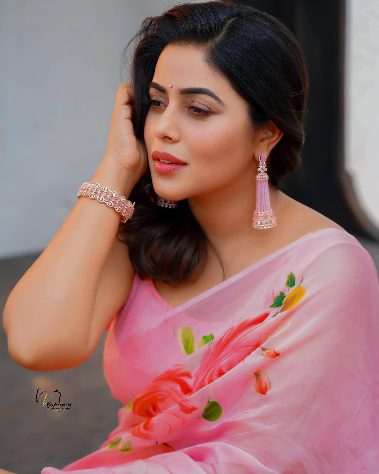 സാരിയില്‍ ഷംനയുടെ സൂപ്പര്‍ലുക്ക് കണ്ടോ; വൈറല്‍ ചിത്രങ്ങള്‍