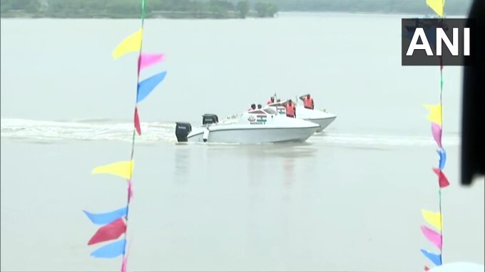 HM Amit Shah Flags Off boat ambulance At Sutluj in West Bengal
