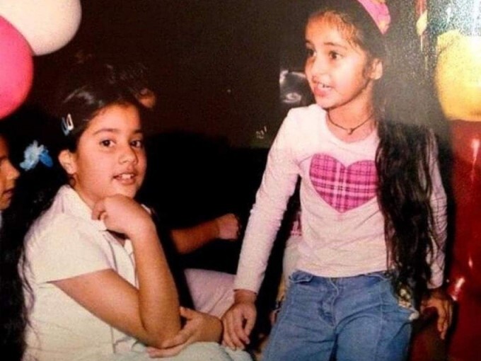 Unseen Pics Of Actress Jhanvi Kapoor In Her childhood
