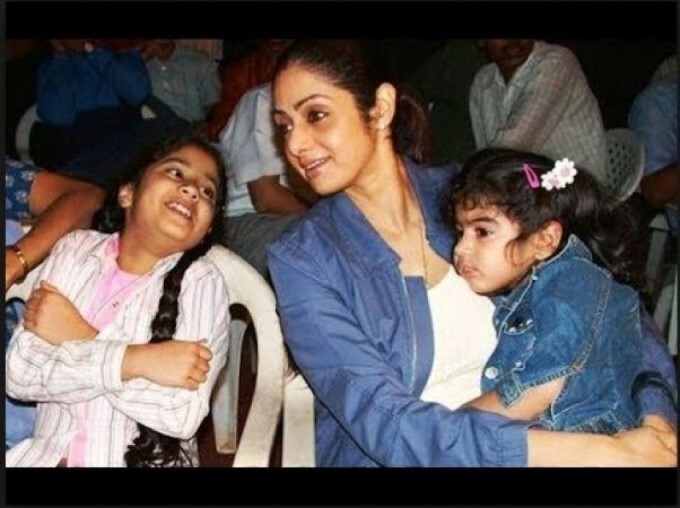 Unseen Pics Of Actress Jhanvi Kapoor In Her childhood