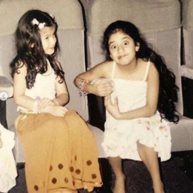Unseen Pics Of Actress Jhanvi Kapoor In Her childhood