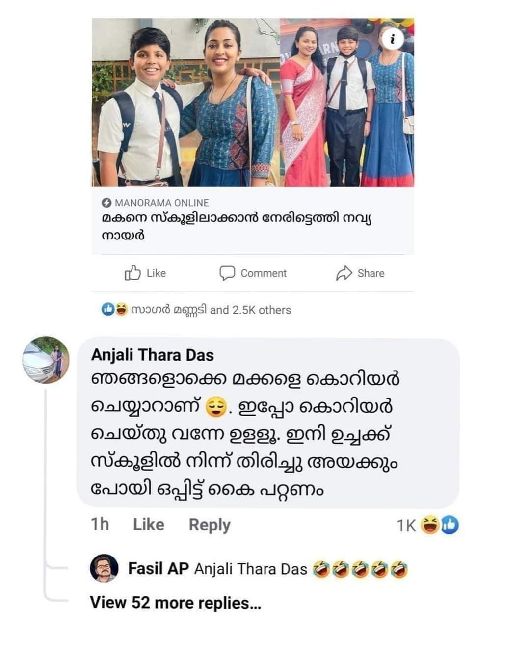 'ഈ എളിമ കണ്ട് കേരളം അമ്പരക്കുമോ': വൈറലായി നവ്യയുടെ പുതിയ ചിത്രം, രസകരമായ കമന്റുമായി ആരാധകർ