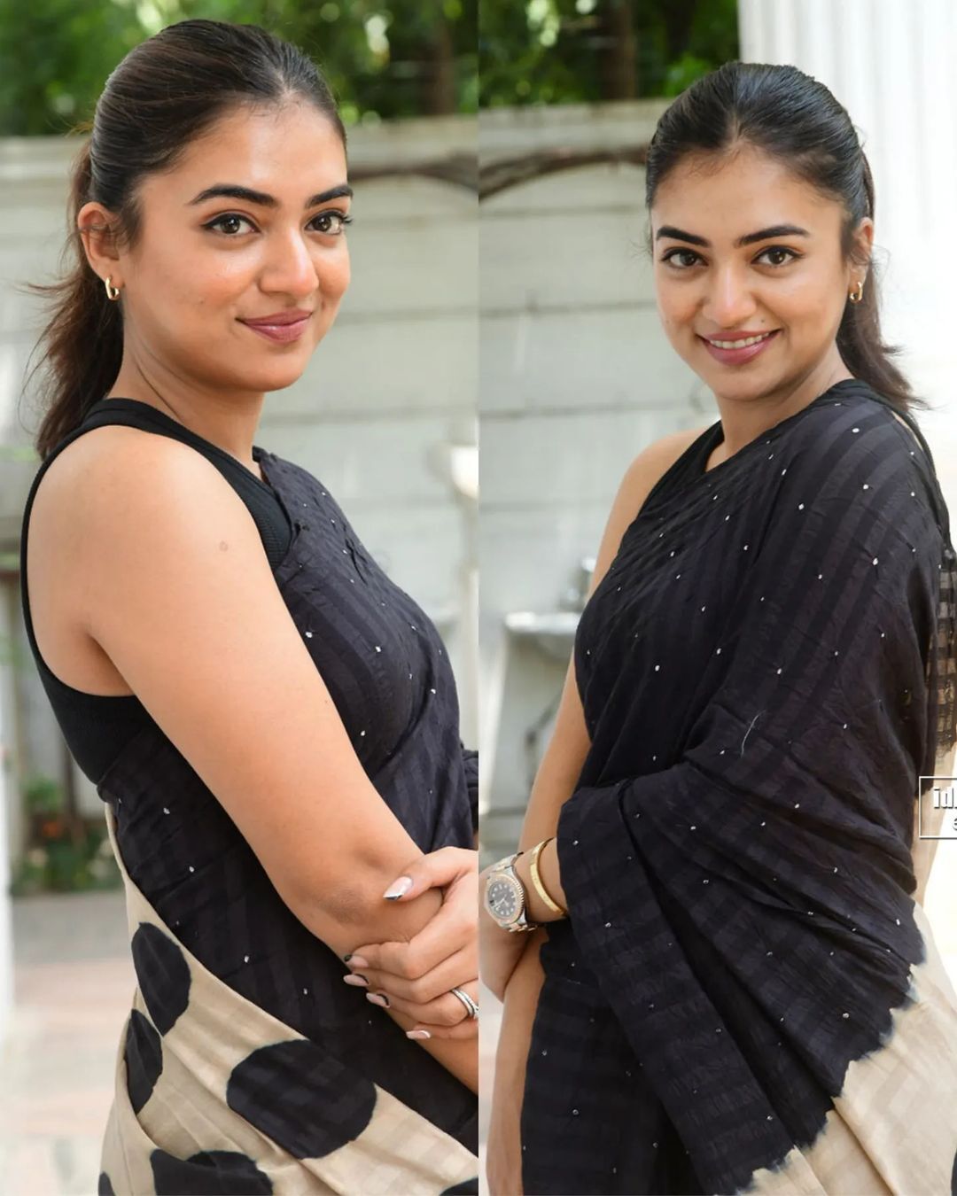 സ്ലീവ് ലെസ് സാരിയിലും ക്യൂട്ടായി നസ്രിയ: ഏറ്റെടുത്ത് ആരാധകർ