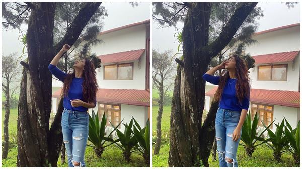 മ് മഴ...മഴച്ചിത്രം പങ്കുവെച്ച് മഡോണ