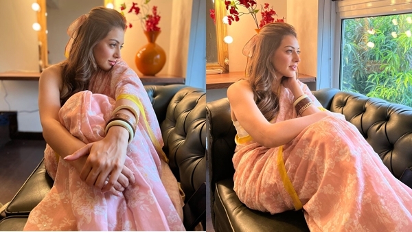 സാരിയില്‍ മിന്നിത്തിളങ്ങി ഹന്‍സിക; വൈറല്‍ ചിത്രങ്ങളുമായി സൂപ്പര്‍ താരം