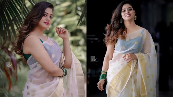 ഇത് ഇനിയ തന്നെയോ ലുക്കൊക്കെ മാറ്റിയോ... നടിയുടെ പുതിയ സാരി ലുക്ക് വൈറൽ