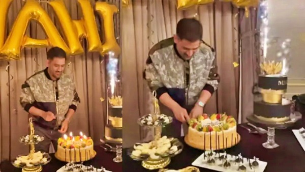 ଦେଖନ୍ତୁ, କେମିତି ଜନ୍ମଦିନ ପାଳିଲେ ଧୋନି...