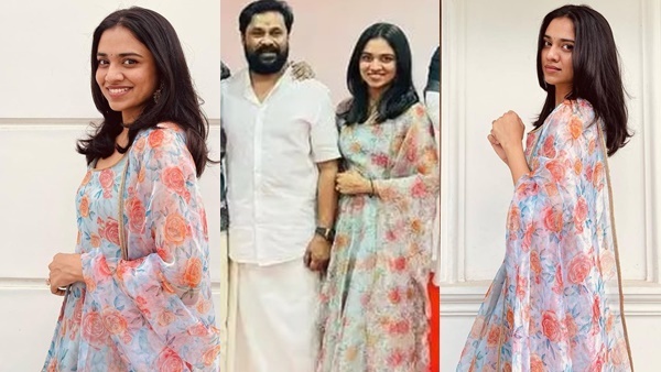 അച്ഛന്റെ കൈപിടിച്ച് മീനൂട്ടി: മിഴിവേകി ഫ്‌ളോറല്‍ അനാര്‍ക്കലിയും, മീനാക്ഷി ദിലീപിന്റെ ചിത്രങ്ങള്‍ വൈറല്‍