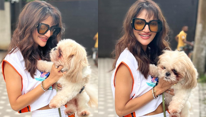 अपने डॉगी के साथ कुछ इस तरह नजर आईं नुसरत जहां, फैंस बोले- काश भगवान ने हमें भी....