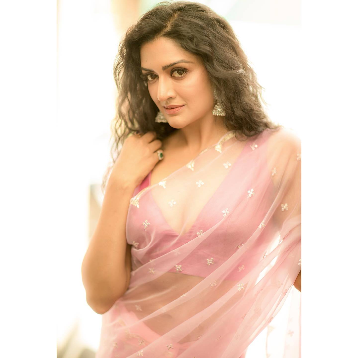 ട്രാന്‍സ്പരന്റ് സാരിയില്‍ കലക്കന്‍ ചിത്രങ്ങളുമായി വിമല രാമന്‍; ഏറ്റെടുത്ത് ആരാധകര്‍