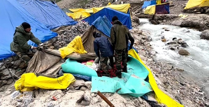 Rescue Operation In The Cloudburst Affected Areas In J&K
