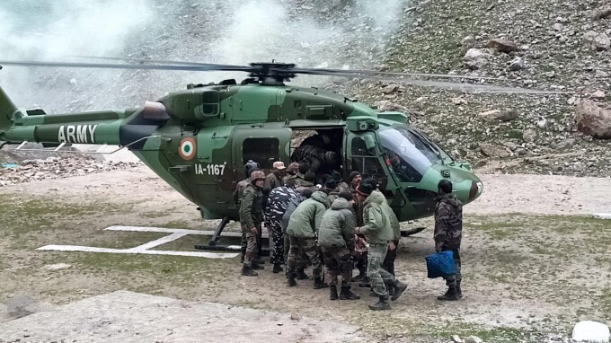 Rescue Operation In The Cloudburst Affected Areas In J&K