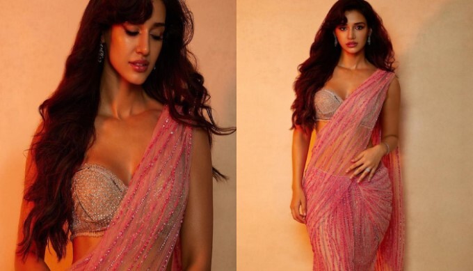 Bollywood Actress Disha Patani Latest Photoshoot In Saree