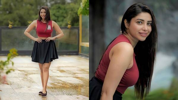 'പച്ചപ്പനന്തത്ത ഇന്ന് ചുവപ്പിലാണല്ലോ'; അമേയയുടെ ഗ്ലമാറസ് ലുക്ക് പൊളിച്ചെന്ന് ആരാധകര്‍