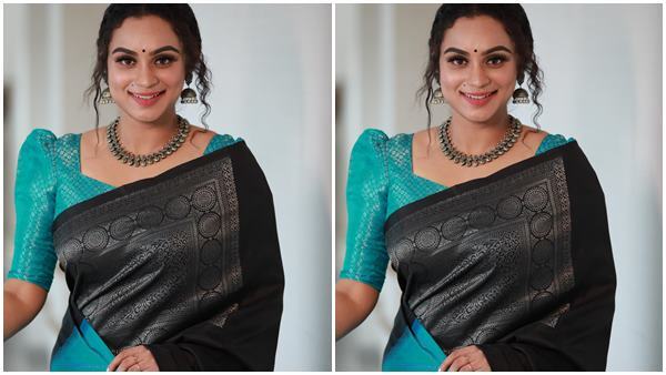 പിന്നെയും സാരി.. സാരിയില്‍ നിങ്ങളെപ്പോലെ സുന്ദരി വേറാരുമില്ല..ലക്ഷ്മി നക്ഷത്രയുടെ പുതിയ ചിത്രങ്ങള്‍ കാണാം