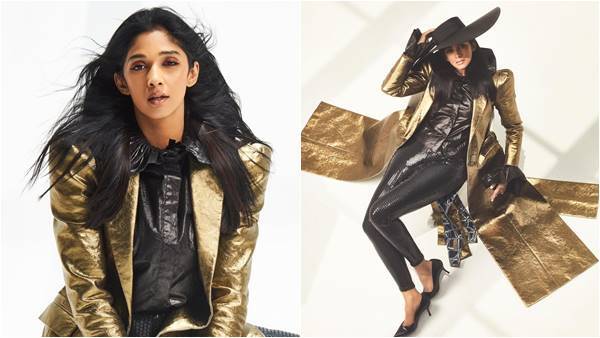 നൈല ഉഷ ഓൺ ഫയർ... ലെതർ  ഡ്ര സ്സിൽ താരത്തിന്റെ ഡിക്ടറ്റീവ് ലുക്ക്!