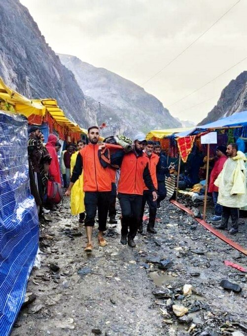 Rescue Operation In The Cloudburst Affected Areas In J&K