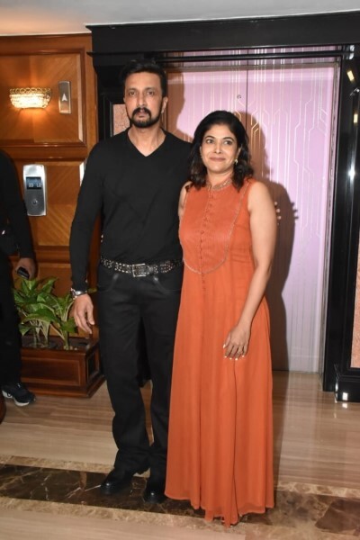 Salman Khan, Kiccha Sudeep other celebs During pre-release event of Vikrant Rona