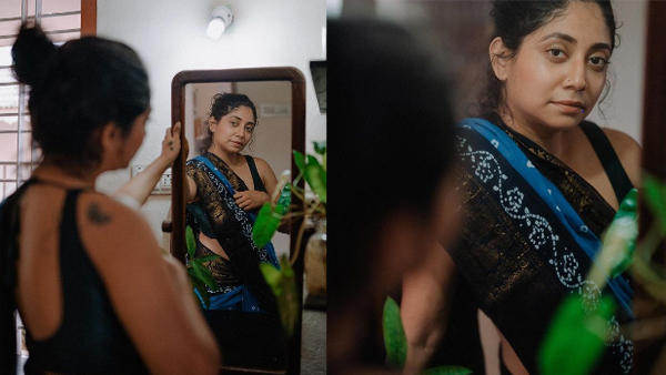 കാണാന്‍ മാധവിക്കുട്ടിയെ പോലെ ഉണ്ടല്ലോ; സാരിയില്‍ കിടുക്കി അഭയ ഹിരണ്‍മയി