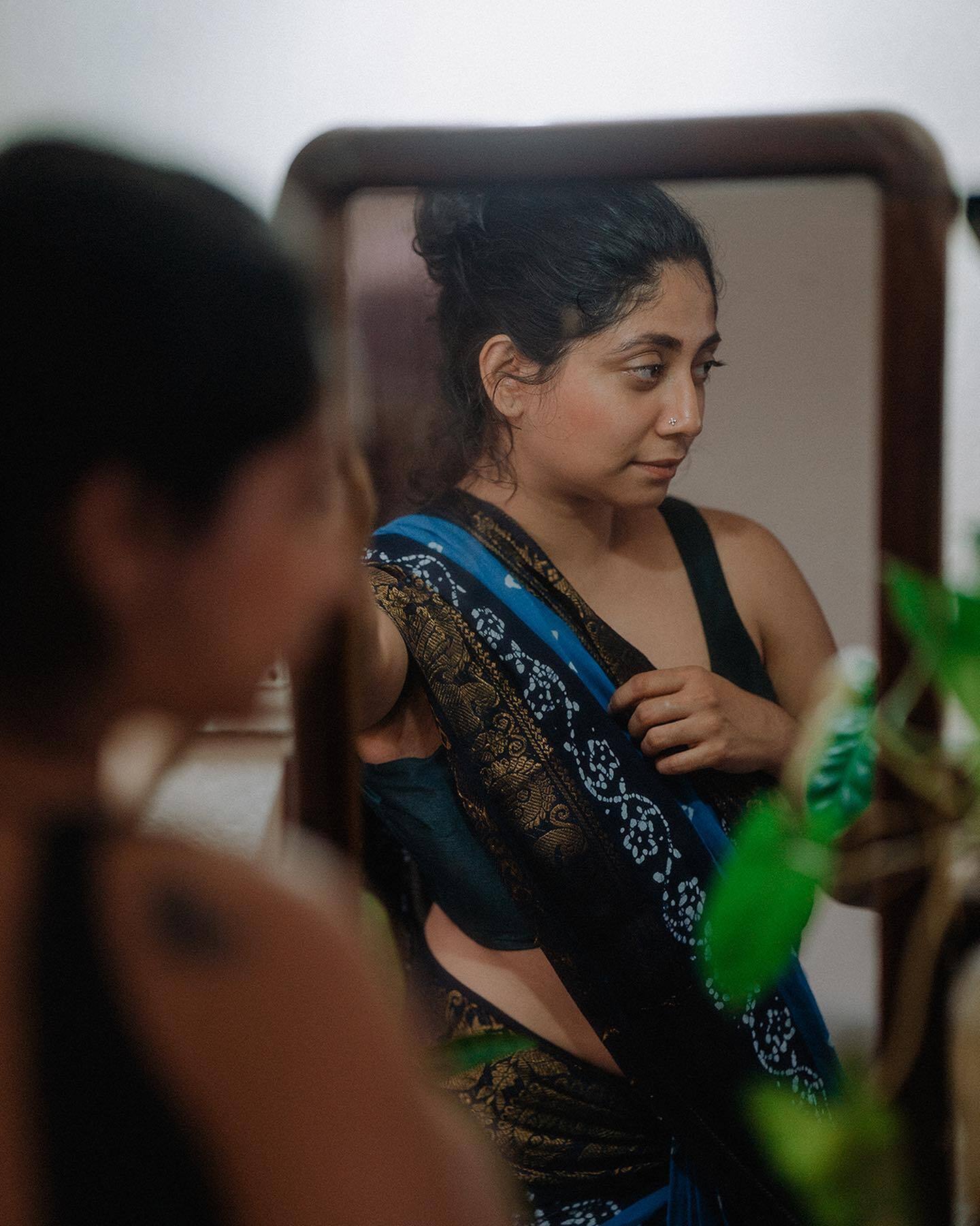 കാണാന്‍ മാധവിക്കുട്ടിയെ പോലെ ഉണ്ടല്ലോ; സാരിയില്‍ കിടുക്കി അഭയ ഹിരണ്‍മയി