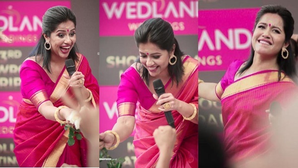 സാരിയില്‍ ആറാടുകയാണ് രഞ്ജിനി ഹരിദാസ്; വൈറലായി കാന്‍ഡിഡ് ഷോട്ടുകള്‍