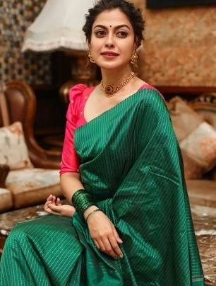 സാരിയില്‍ തിളങ്ങി അനുശ്രീ..ഒപ്പം നിറ പുഞ്ചിരിയും.. കാണം ചിത്രങ്ങള്‍