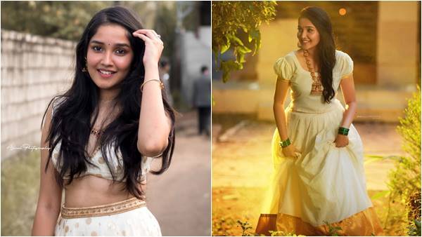 ഓണം സ്‌പെഷ്യലാണോ; എന്തായാലും അനിഖ തകര്‍ത്തു, സെറ്റ് പാവാടയിൽ അടിപൊളി ലുക്കുമായി താരം
