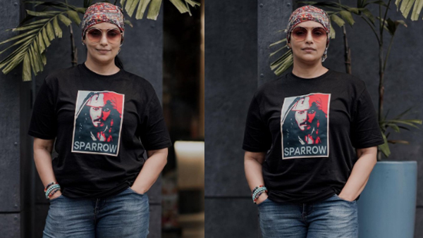 തലയില്‍ ടവല്‍, കൂളിംഗ് ഗ്ലാസ് പിന്നെ ക്യാപ്റ്റന്‍ ജാക്ക് സ്പാരോയും ഉണ്ട്..; ഫ്രീക്ക് ലുക്കില്‍ ശ്വേത മേനോന്‍