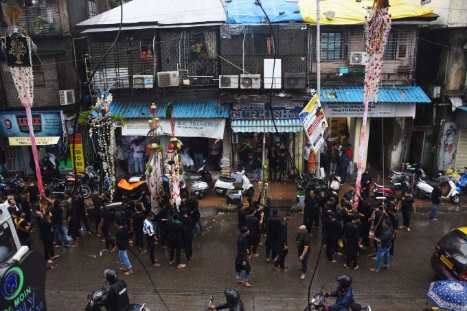 Muslims take part in a Muharram procession Across India