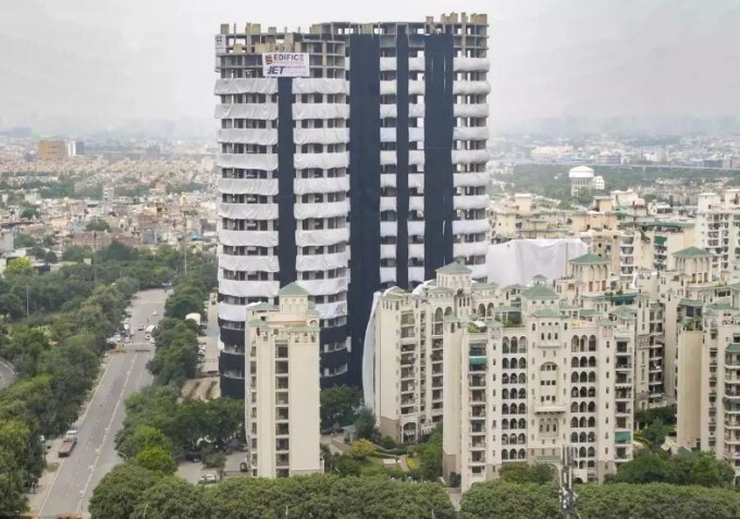 Noida Supertech Twin Towers demolished in just 9 seconds