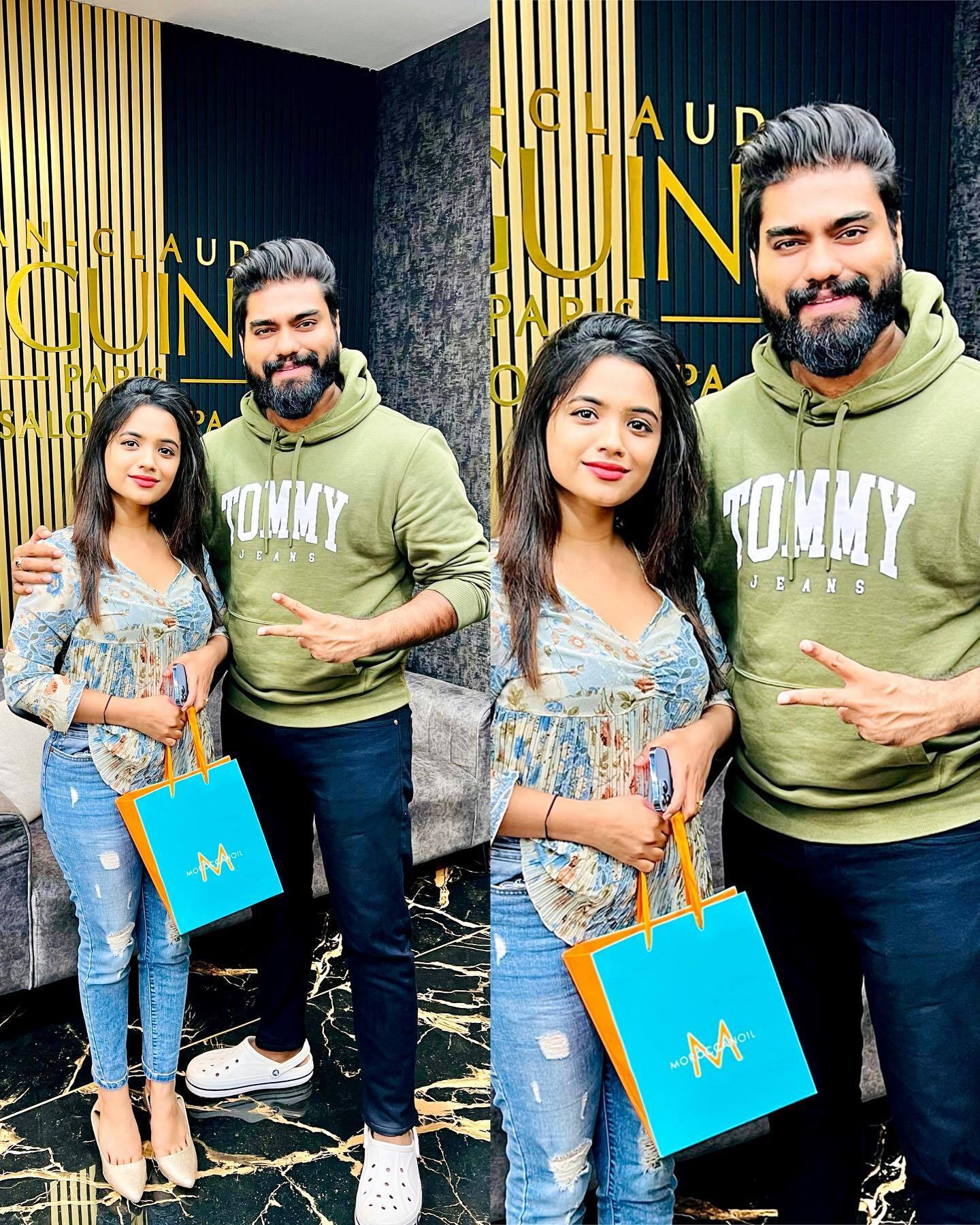   പ്രിയ താരത്തിനൊപ്പം  ആരതി പൊടി; റോബിനെവിടെയെന്ന് ആരാധകർ