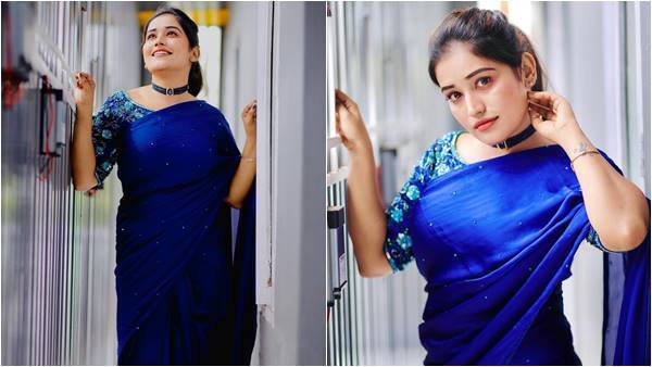 സാരിയില്‍ മിന്നിത്തിളങ്ങി അനുമോള്‍; എന്തൊരു ഭംഗിയാണെന്ന് ആരാധകര്‍ 