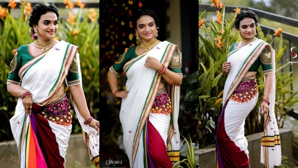സ്റ്റൈലിഷ് ലുക്കും, കേരളീയ തനിമയും... സാരിയിൽ അതി സുന്ദരിയായി കൃഷ്ണ പ്രഭ.... 