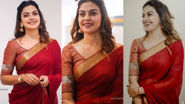 സ്മാമർട്ട് ലുക്കും, ക്യൂട്ട് പുഞ്ചിരിയും... സാരിയിൽ സുന്ദരിയായി അനുശ്രീ... കാണാം ചിത്രങ്ങൾ, 