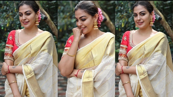 എന്താ അനൂ.. ഇത്ര നാണം: സാരിയില്‍ എത്തിയാല്‍ പിന്നെ ഒരു രക്ഷയുമില്ല, അനുശ്രീയുടെ പുതിയ ചിത്രം വൈറലാവുന്നു