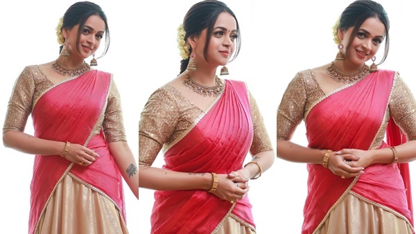 ഇതാണൂട്ടോ എന്റെ ഓണക്കോടി...: ഓണം സ്പെഷ്യല്‍ ചിത്രങ്ങളുമായി ഭാവന, പൊളിച്ചടുക്കിയെന്ന് ആരാധകർ