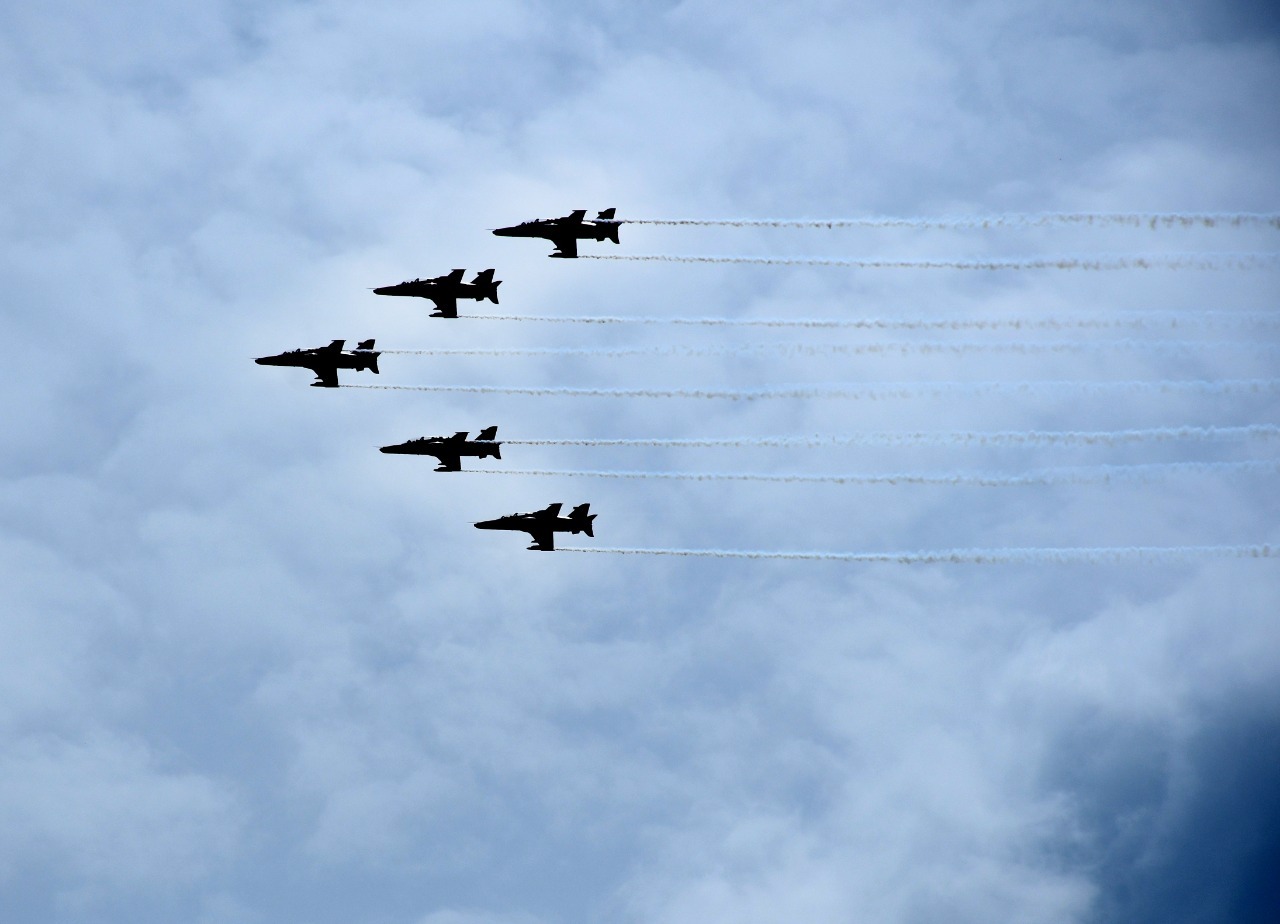 ଫଟୋ: ସୂର୍ଯ୍ୟକିରଣ ଶୋ’ ପାଇଁ ଫୁଲଡ୍ରେସ ରିହର୍ସଲ