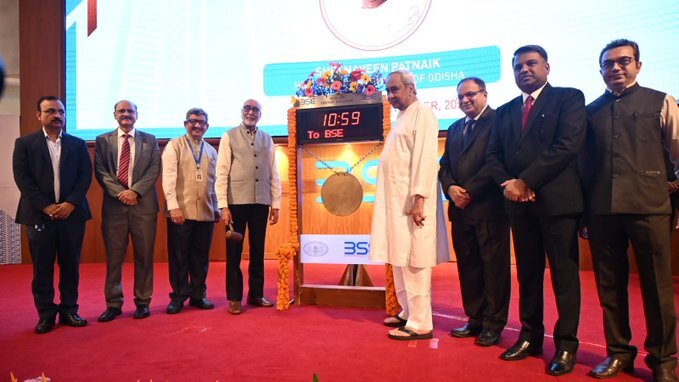 ବମ୍ବେ ଷ୍ଟକ୍ ଏକ୍ସଚେଞ୍ଜରେ ବେଲ୍ ବଜାଇଲେ ମୁଖ୍ୟମନ୍ତ୍ରୀ