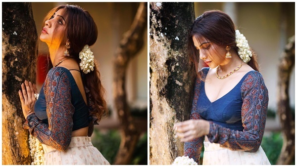 കയ്യില്‍ മുല്ലപ്പൂ..പക്ഷേ ചുണ്ടിലെ ചിരിയെവിടെ; ക്വീന്‍ ഓഫ് ആറ്റിറ്റിയൂഡ്!!മഡോണയുടെ ചിത്രങ്ങള്‍ വൈറല്‍