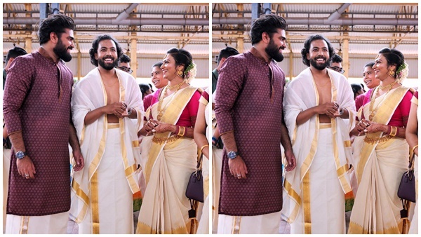 ​ഗുരുവായൂരിൽ  റോബിൻ, മുണ്ടുടുത്ത് കിടിലൻ ലുക്ക്..