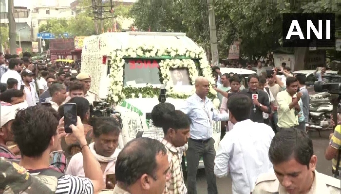 Bollywood Comedian Raju Srivastava last rites