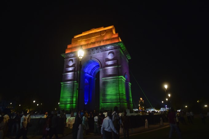 View of the newly-christened Kartavya Path In New Delhi
