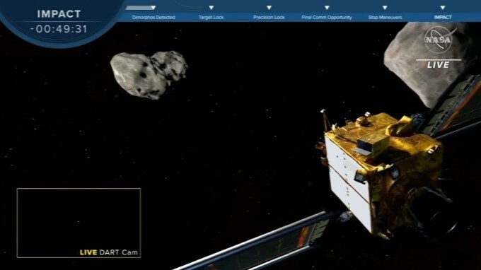 NASA's DART spacecraft Crashed into asteroid