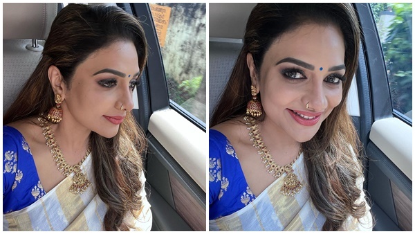 ഓണമാണ്..നാണമാണ്; സെറ്റുസാരിയില്‍ സുന്ദരിയായി റിമി