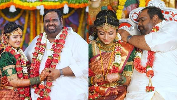 സെറ്റില്‍ നിന്നും മൊട്ടിട്ട പ്രണയം; നിര്‍മ്മാതാവ് രവീന്ദര്‍ ചന്ദ്രശേഖരനും നടി മഹാലക്ഷ്മിയും വിവാഹിതരായി