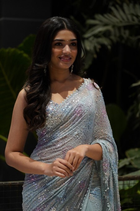Tollywood Actress Kriti Shetty Looks Gorgeous In Saree