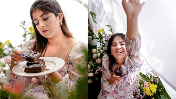 Aparna Thomas: കേക്കും വൈനും, വിദേശ ലുക്കാണല്ലോ? ആരാധകരെ ഞെട്ടിച്ചു നടി അപർണ തോമസ്, ചിത്രങ്ങൾ കാണാം.