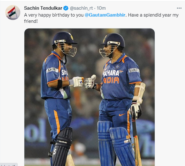 Birthday Wishes Extended To Cricketer Gautam Gambhir - Oneindia